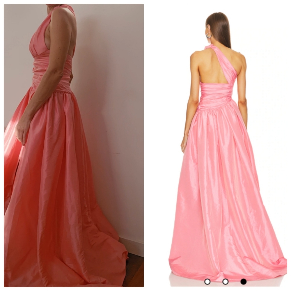 NBD Chey One-Shoulder Maxi Dress in Pink - Picture 2 of 5